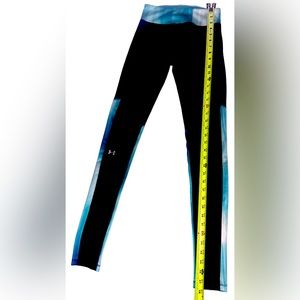 Under Armour XS athletic leggings marble teal see pics for details and sizing